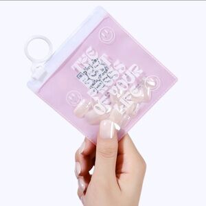 New! Quickies press on nails- extra mini glazed donut